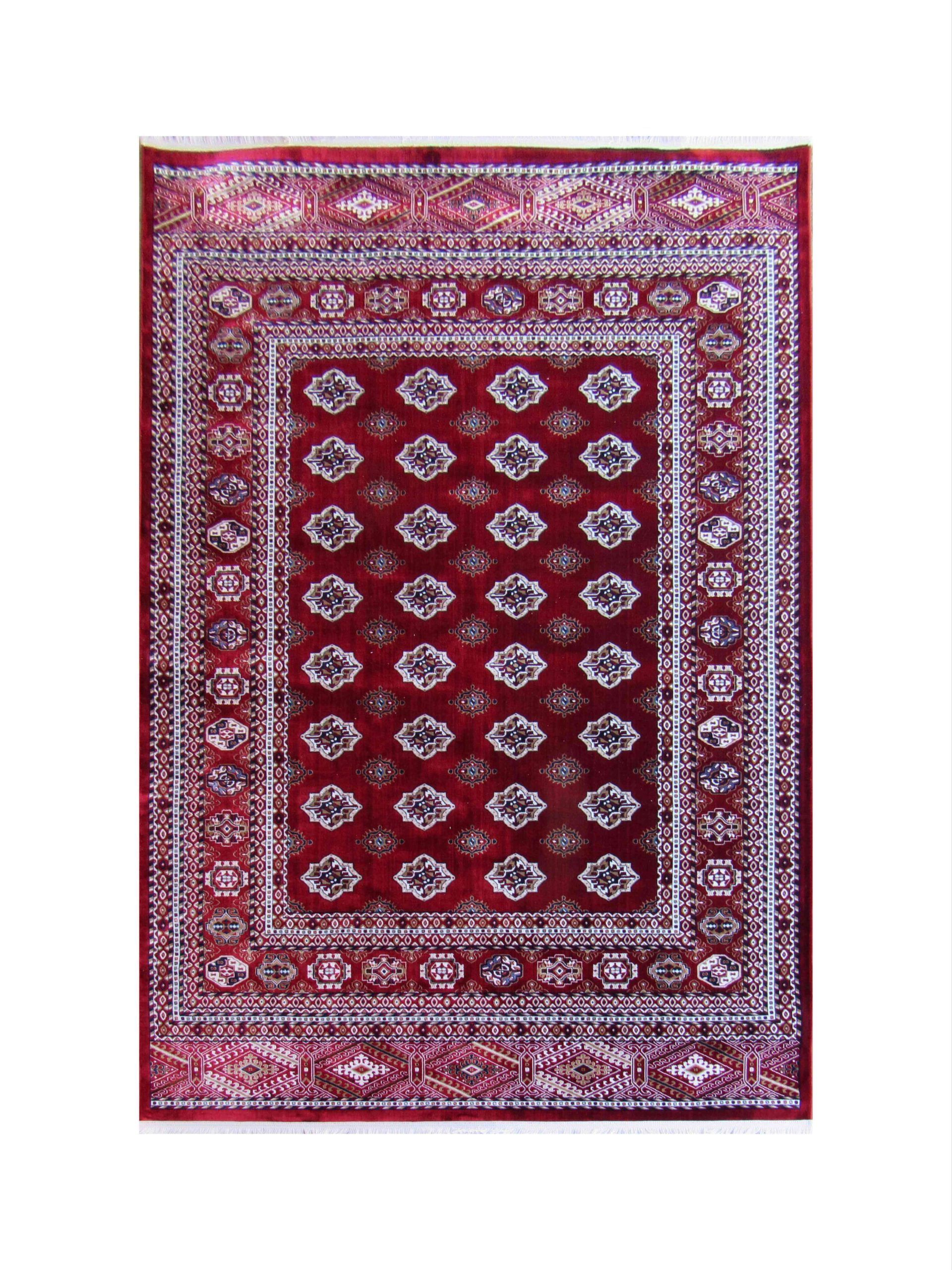BK Carpets & Rugs – Persian Inspired Kashan Indoor Rug –  Red & White - 2m x 2,9m