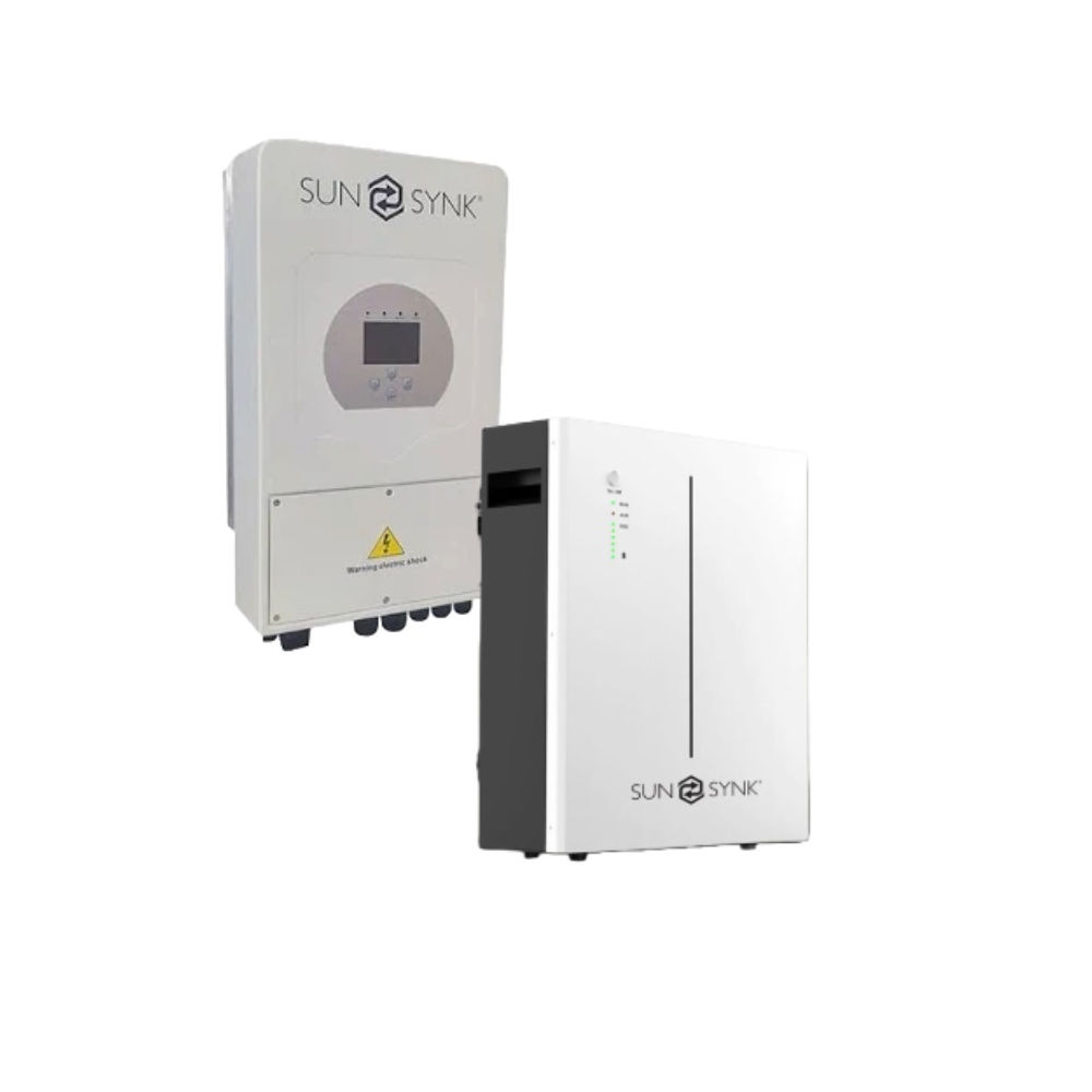 Sunsynk 8kw Inverter & Battery Combo Deal – 1 X Sunsynk 8kw Inverter & 1 X 5kw 100ah 51.2v Lithium Ion Batteries