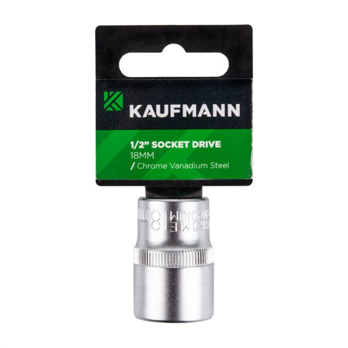 Kaufmann - Socket 1/2" Drive 18mm - 10 Pack
