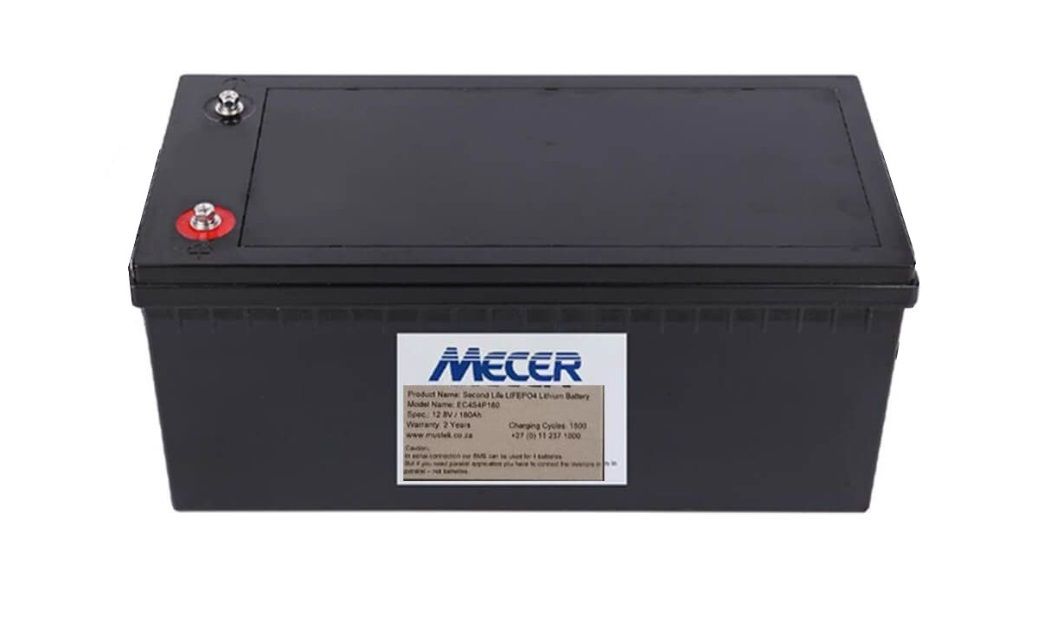 Mecer LiFePO4 2560Wh / 12.8V 200Ah Lithium Battery
