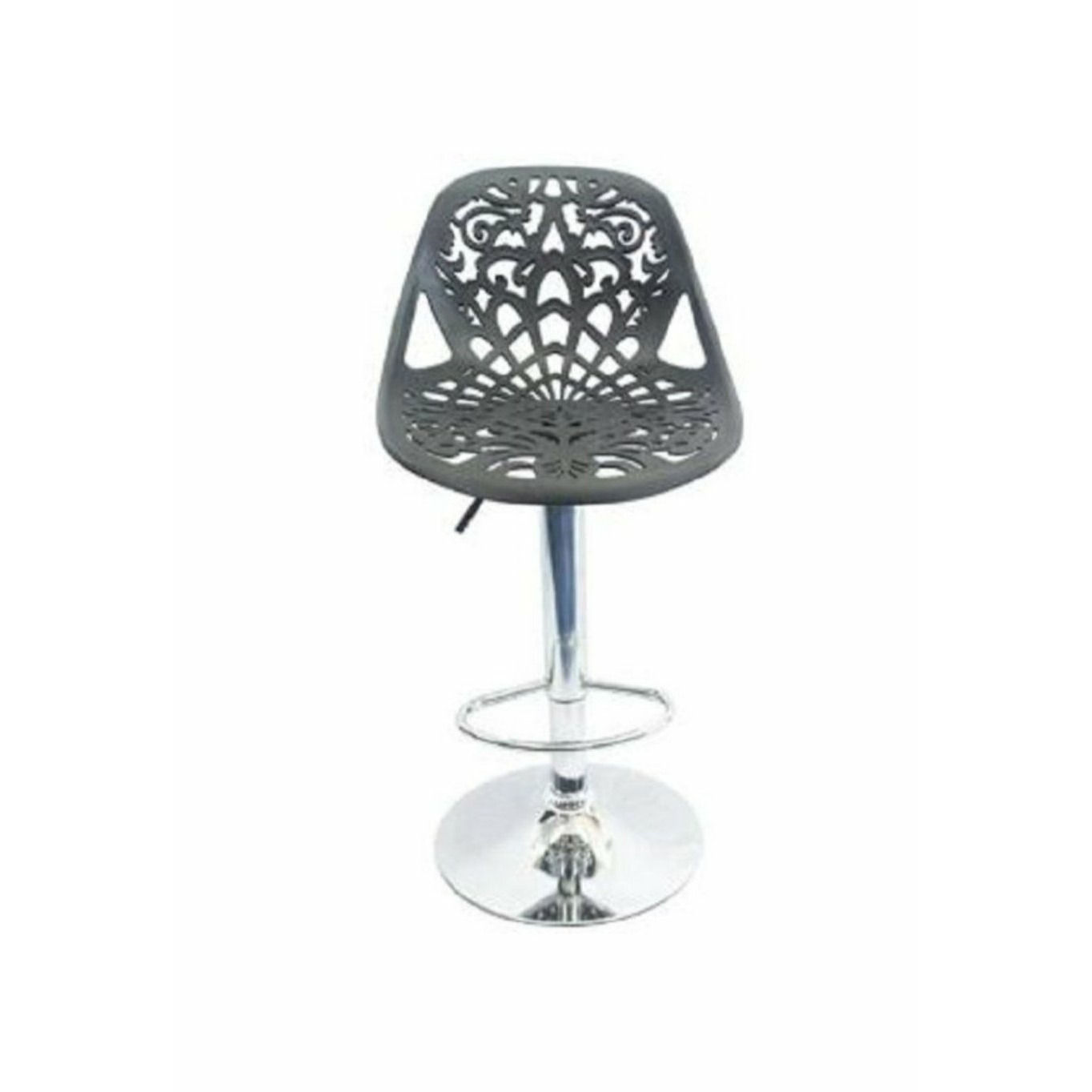 Reena Floral Barstool / Patio stools - Black