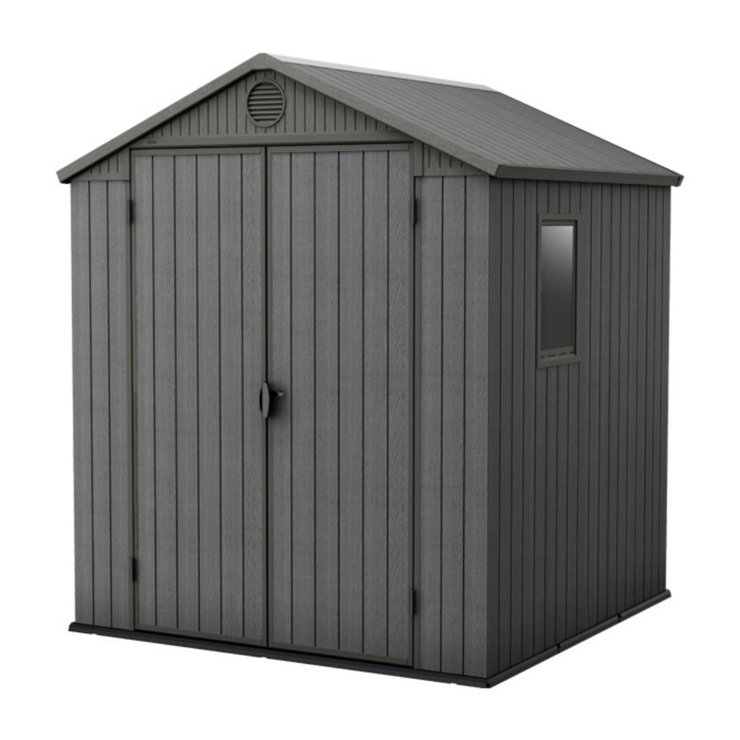 Keter Darwin 6x6ft Shed - Grey
