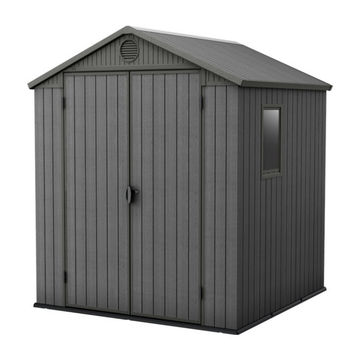 Keter Darwin 6x6ft Shed - Grey