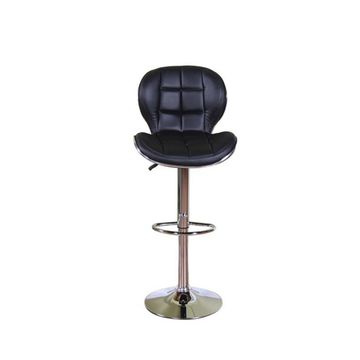 Stylish block design Barstool - Black