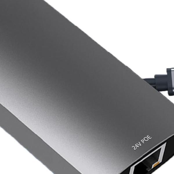 Acconet Gigabit Usb-C To Passive Poe Injector 24V For Ubiquiti, Mikrotik, Cambium