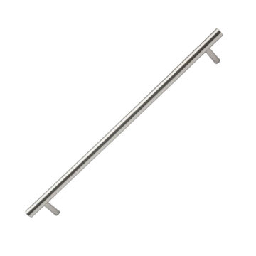 Steel Barrel Handle, Brushed Satin Nickel, 320mm