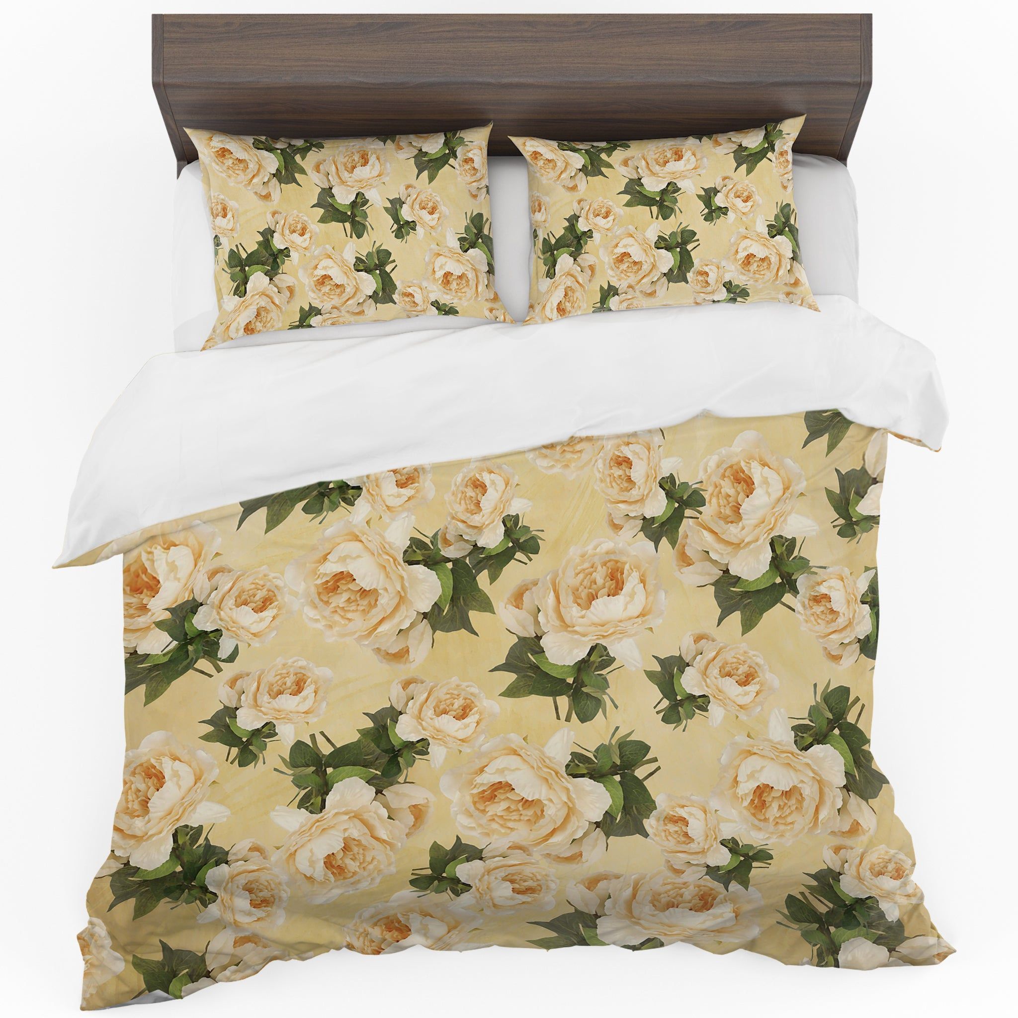 Cream Floral Duvet Cover Set By Mark Van Vuuren King