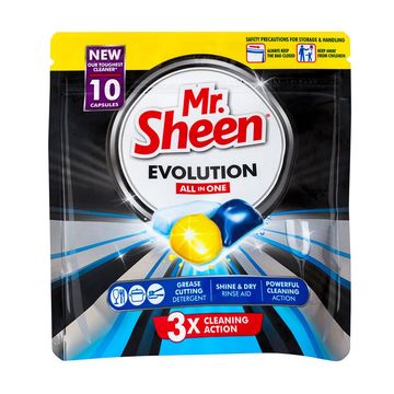 Mr Sheen Dishwasher Evolution Capsules 10 Units