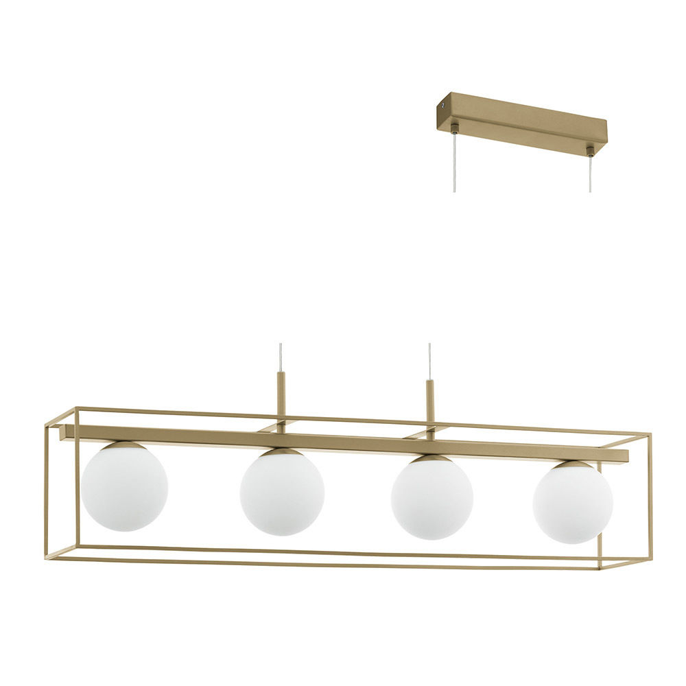Vallaspra - 4 Lights - Pendant - 910mm - Champagne