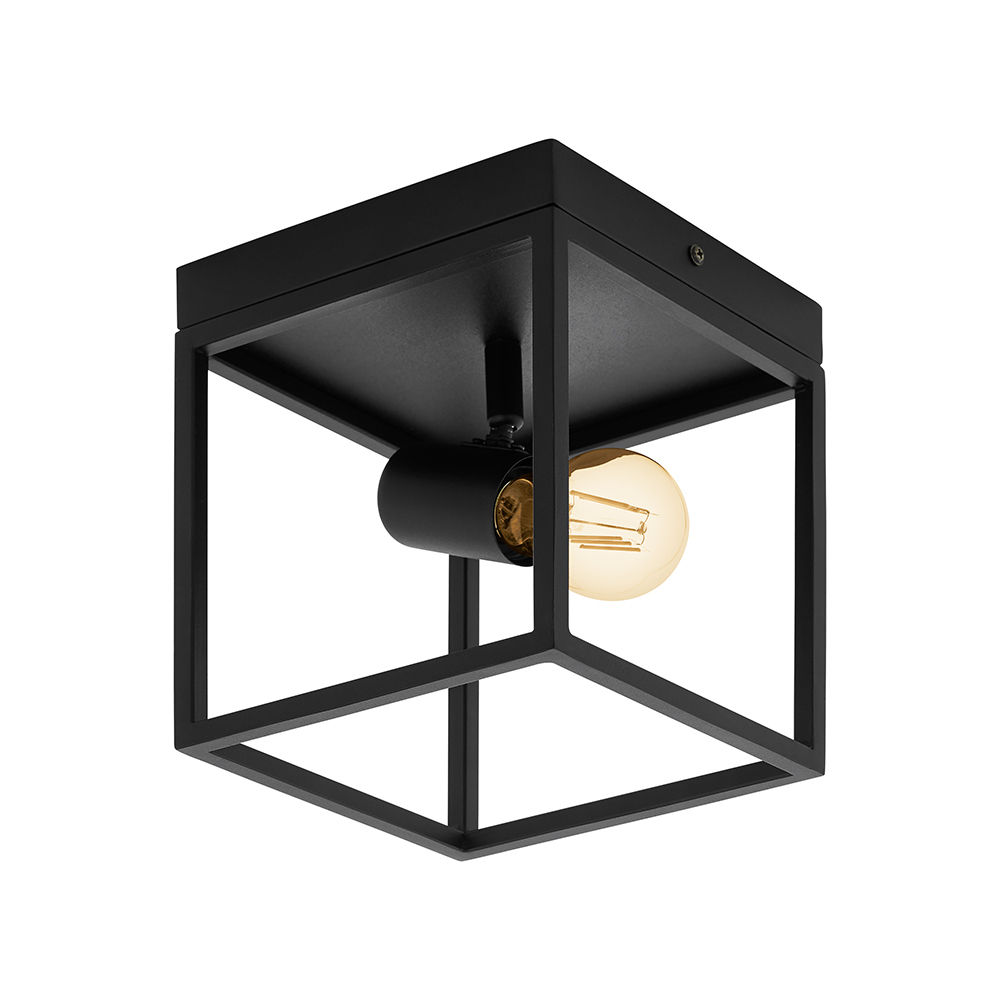 Silentina - 1 Light - Ceiling Light - 180mm - Black