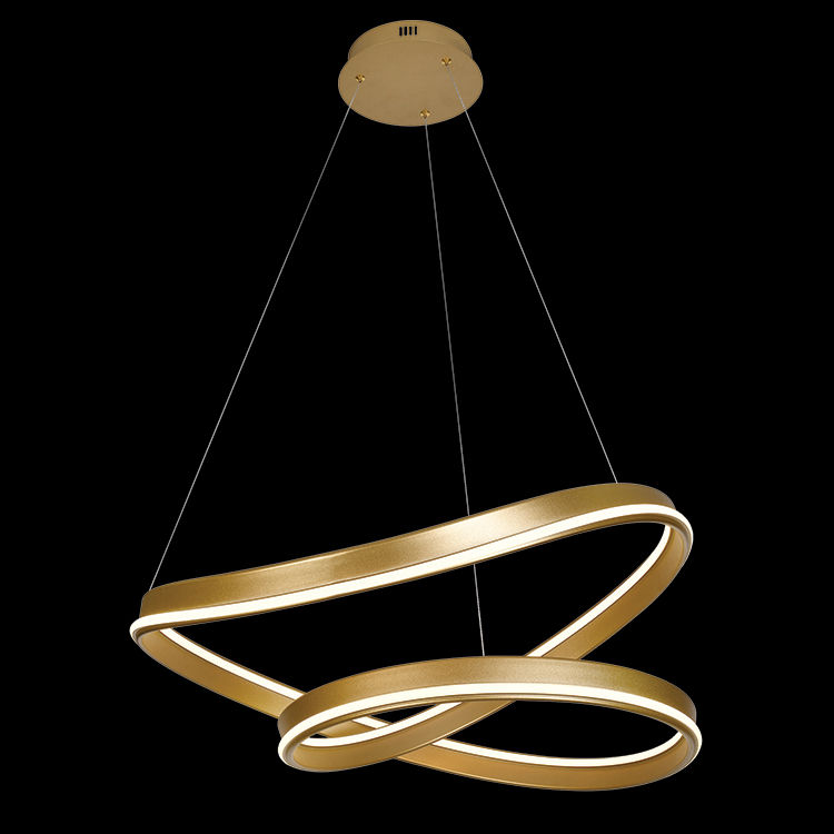 230v 80W LED Gold Celestial Pendant