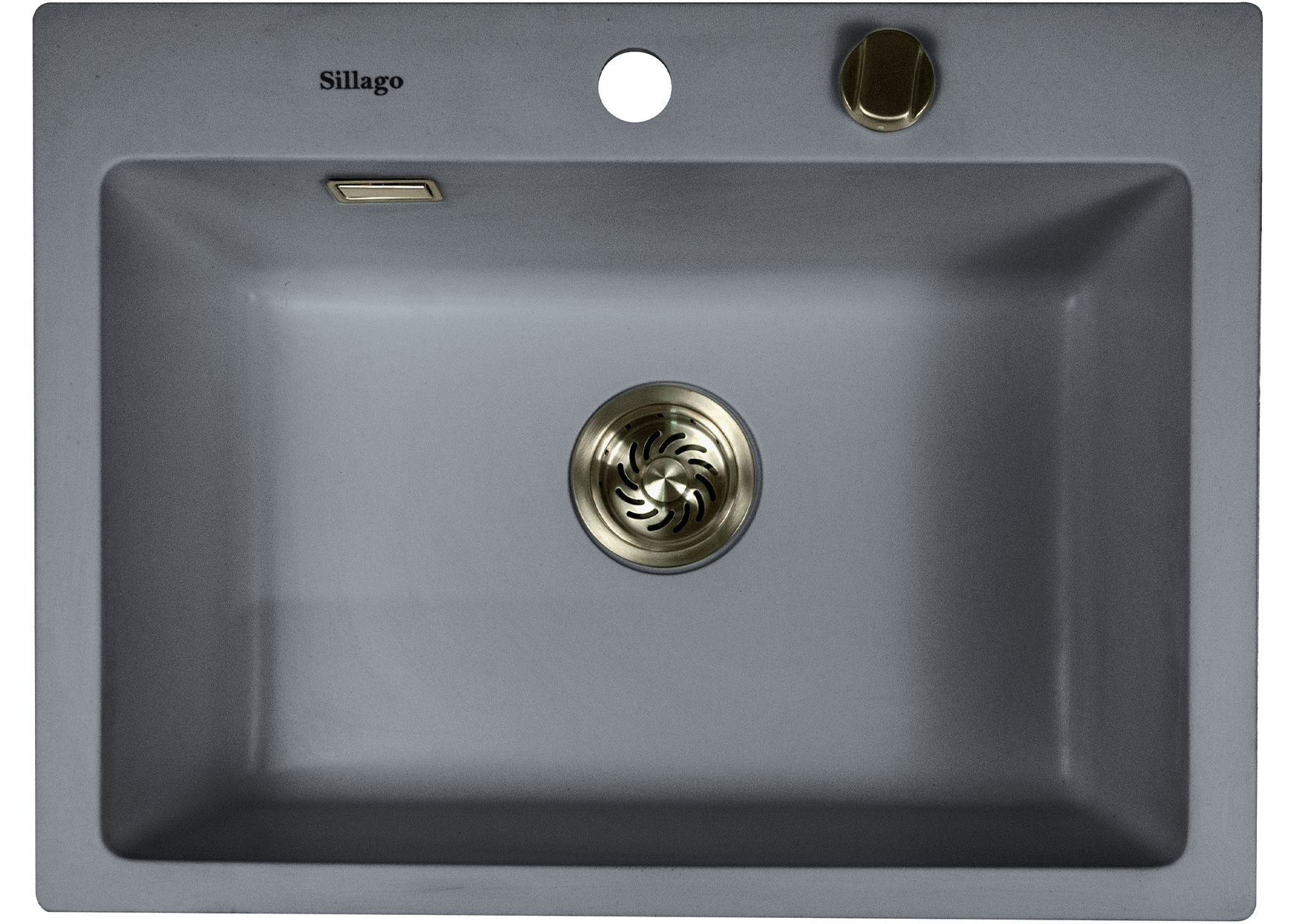 Quinn Small Bowl Quartz Kitchen Sink Grey - Silver