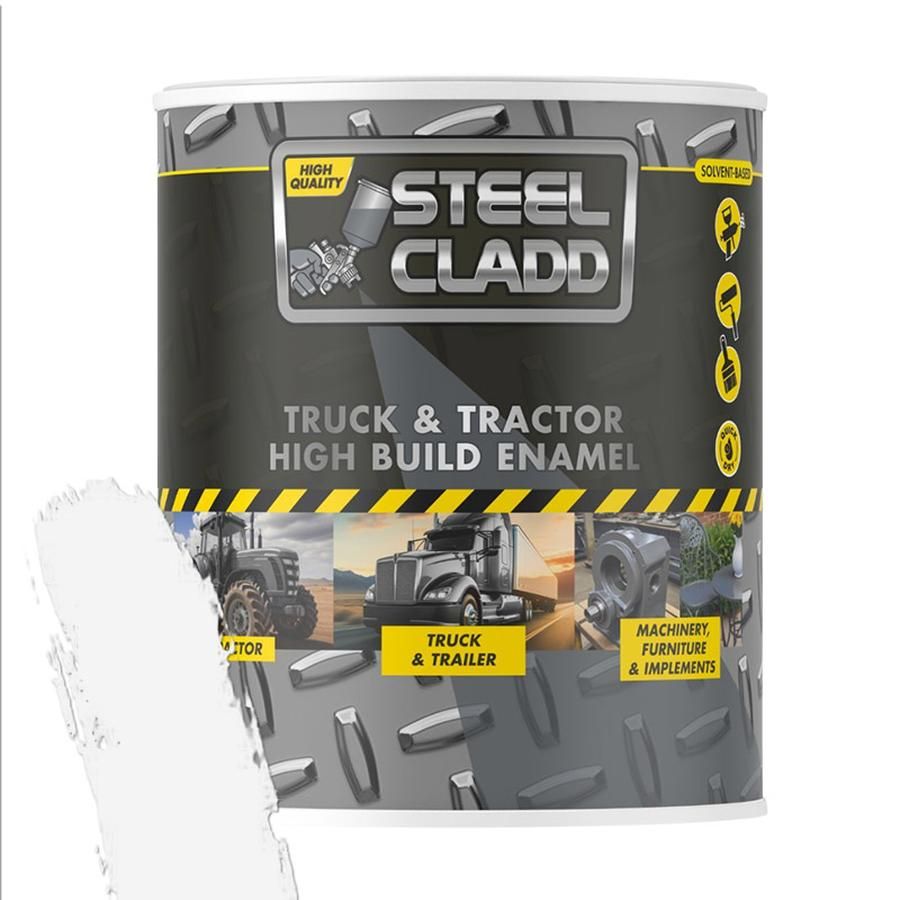 Steel Cladd Truck And Tractor Enamel White 1L