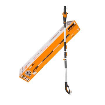 WORX Pole Saw with Auto Tension 2.3m (up to 4m reach) Length 200mm 20V TOOL ONLY