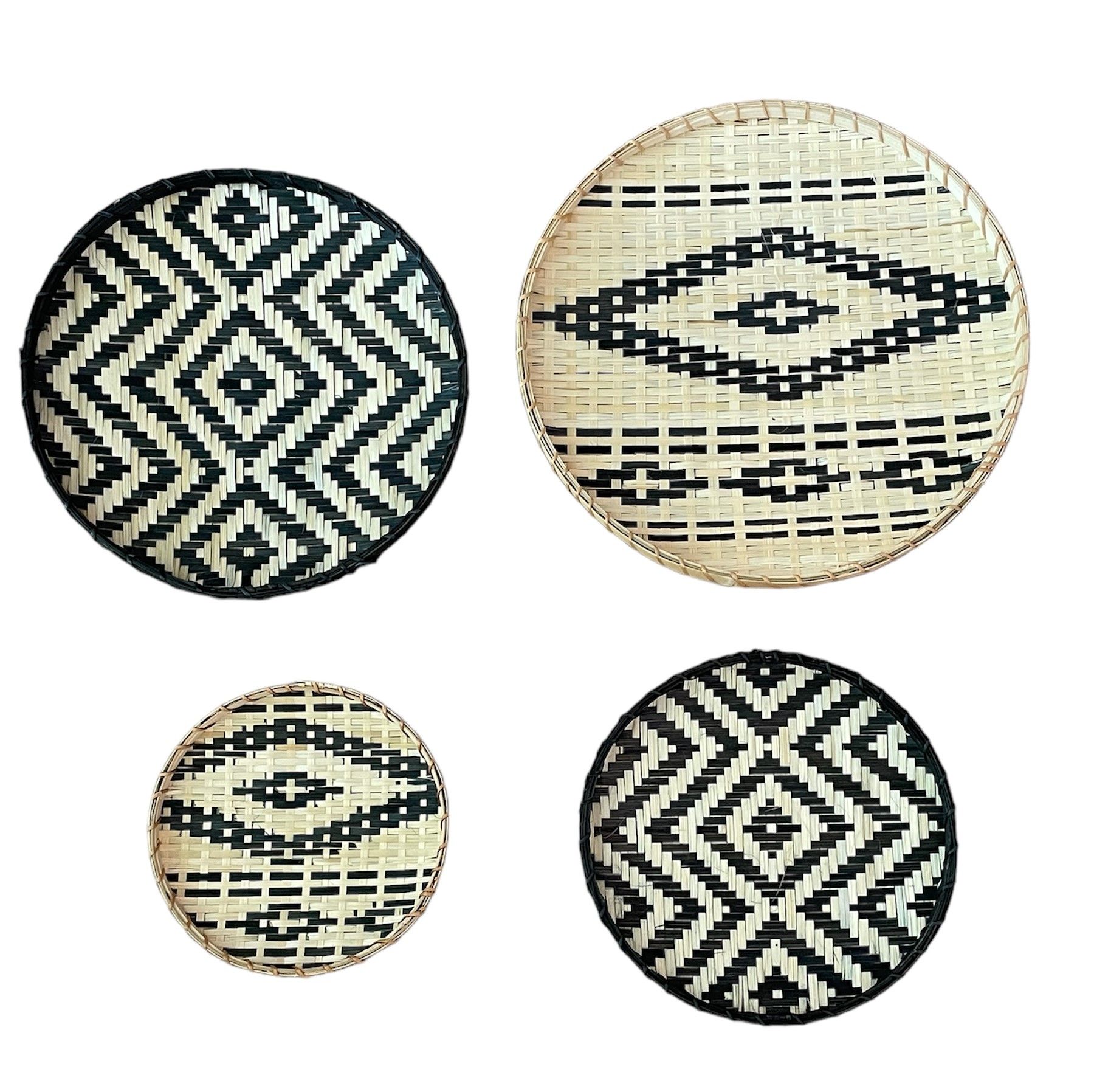 4 Piece Wall Decor Basket Set