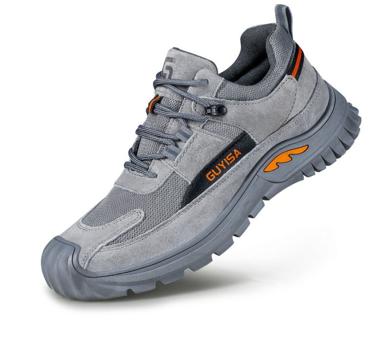 GUYISA Safety Shoes boots Anti-Smash, Anti-Stab Durable , Insulation 10kv (size UK 4)