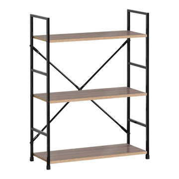 FDB Three Tier Shelf Wild Oak
