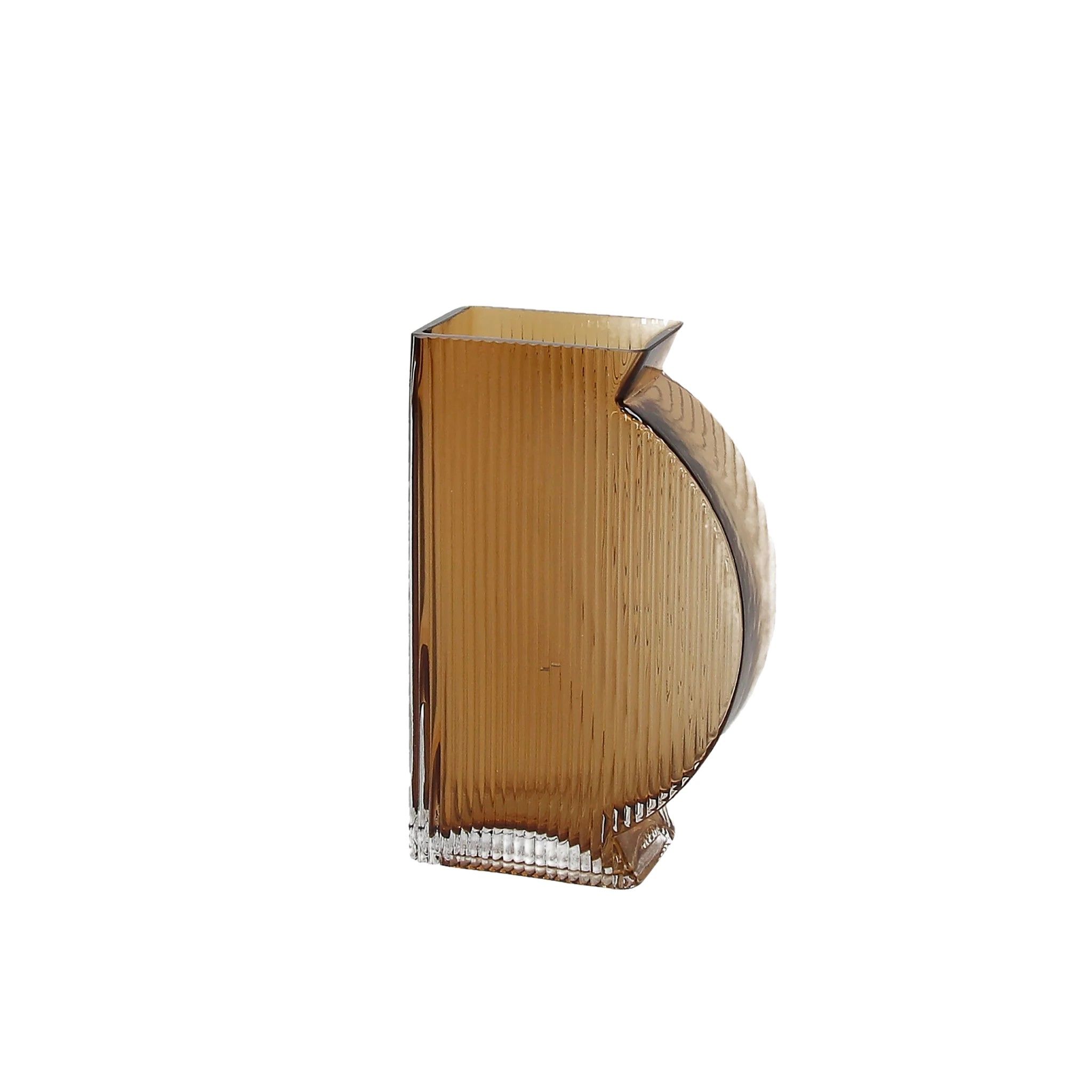 Andrea Fontebasso Tummy Vase Amber 20cm H