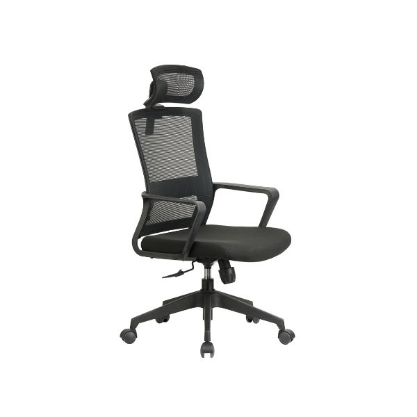 Chair Crazy Alexa HB Office Chair & Headrest - Black