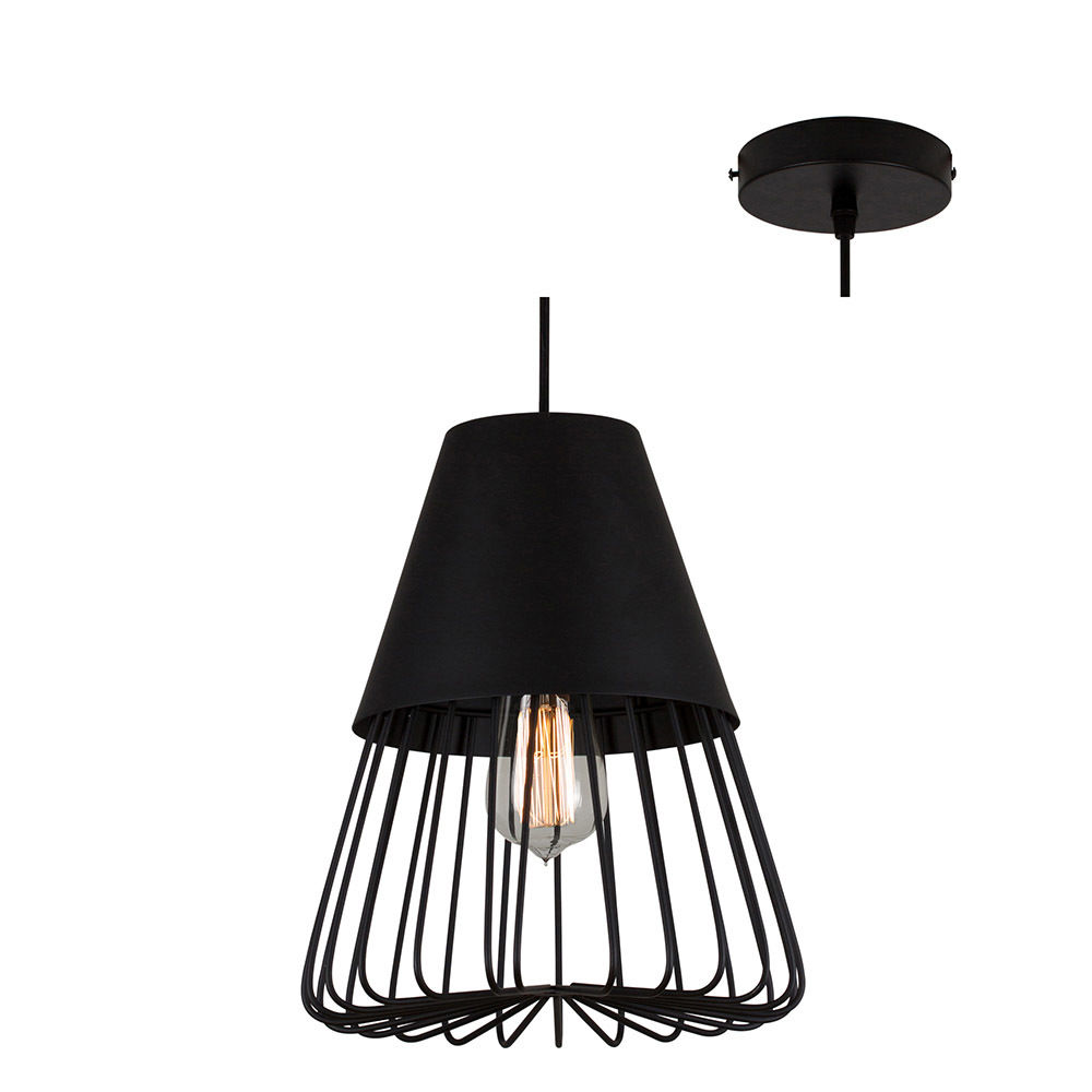 Nara - Pendant - Black