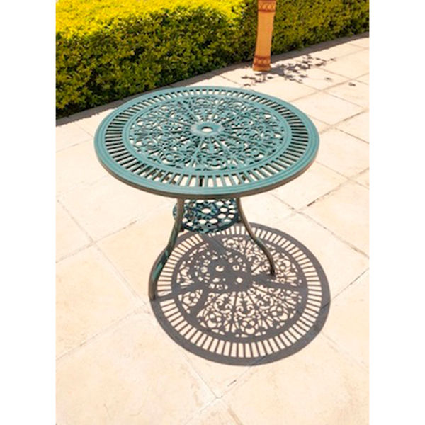Ageless & Beautiful! Cast Aluminium Patio Table / Garden Table / Outdoor Table - Bonzai (62cm Diameter)