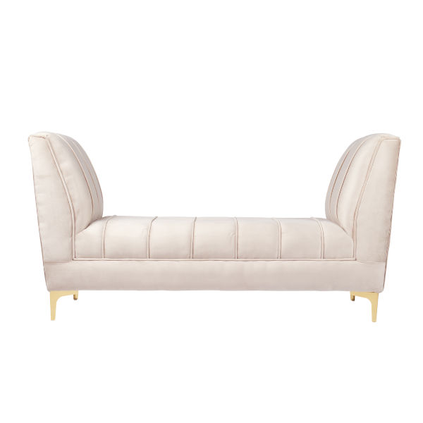 Luxe Bedroom Non-Storage Ottoman