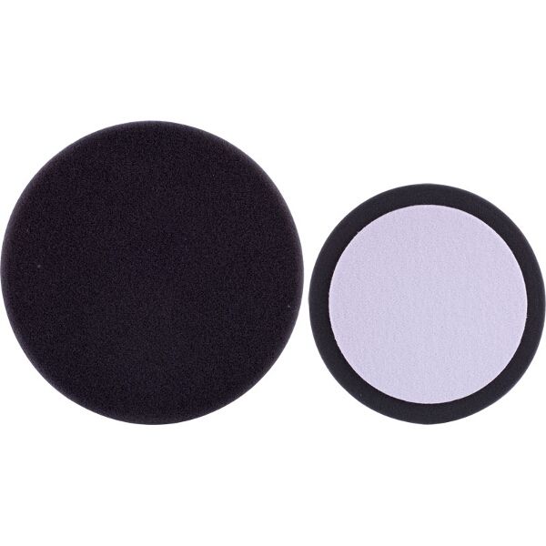 Foam Pad Hook And Loop Black Sponge 150Mm 6" Finishing