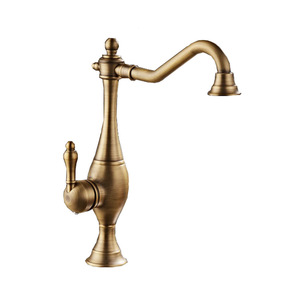TTB008- Brass Large Spout mixer with swivel