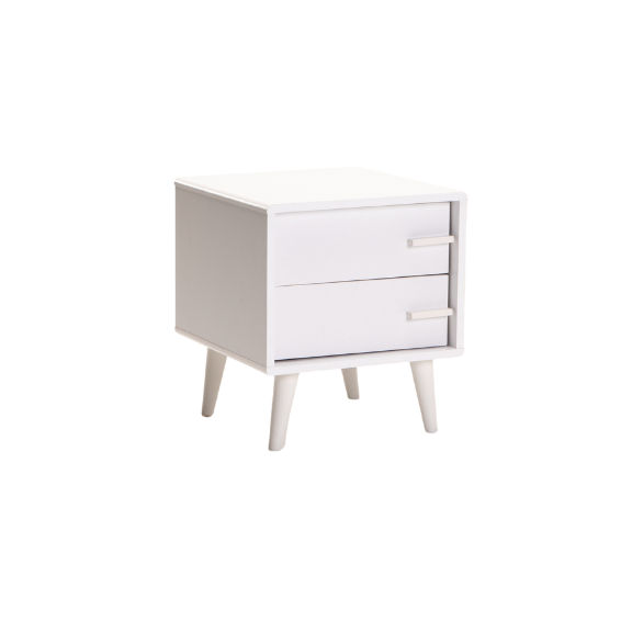 ZETA 2 DRAWER PEDESTAL - WHITE