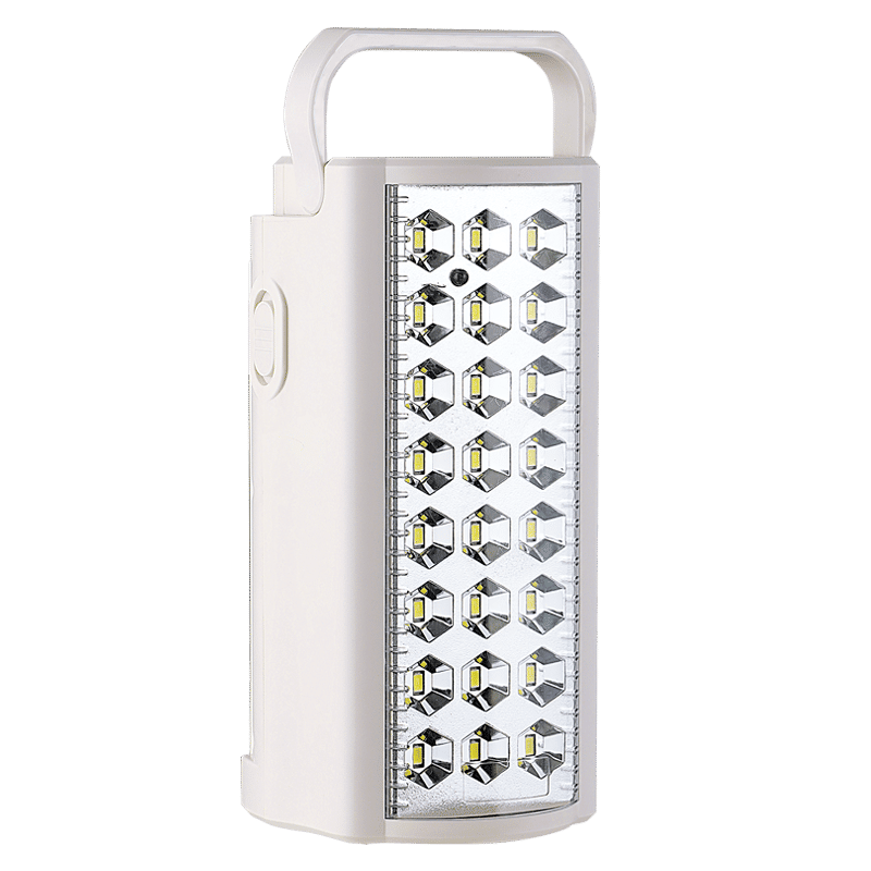 White LED Rechargeable Emergency Light with Handle