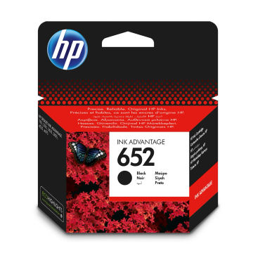 HP 652 |  Original |  Pigment-based ink |  Black |  HP |  - HP DeskJet Ink Advantage 1115 Printer (F5S21C) - HP DeskJet Ink Advantage 2135 All-in-One... |  Inkjet printing