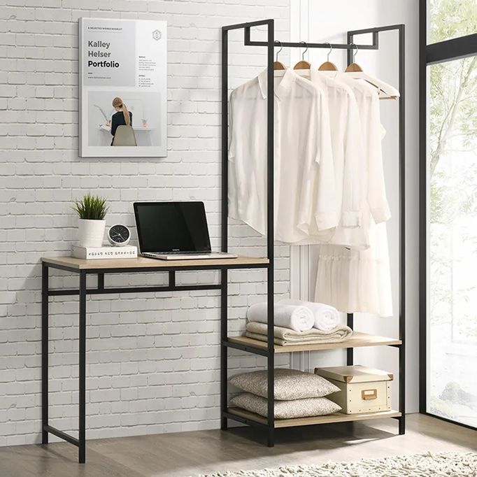 Open Wardrobe Desk Combo