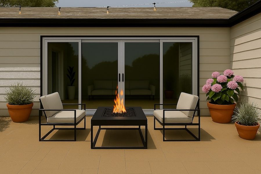 Kenzo - OXXO4221S - Aluminium Double Sliding Door 4.2mx2.1m Silver