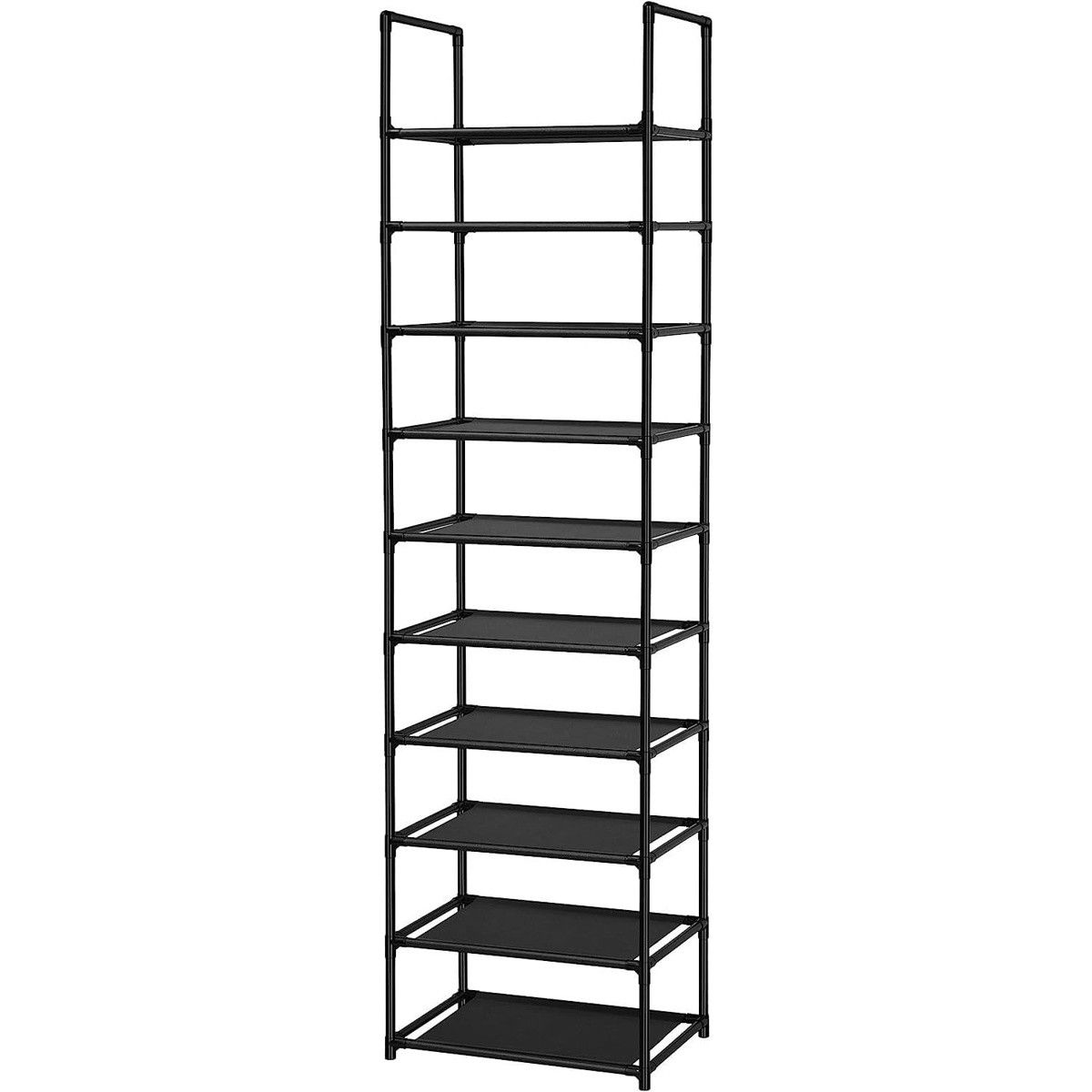 10 Tier Tall Shoe Rack Organizer Space Saving Shoe Storage