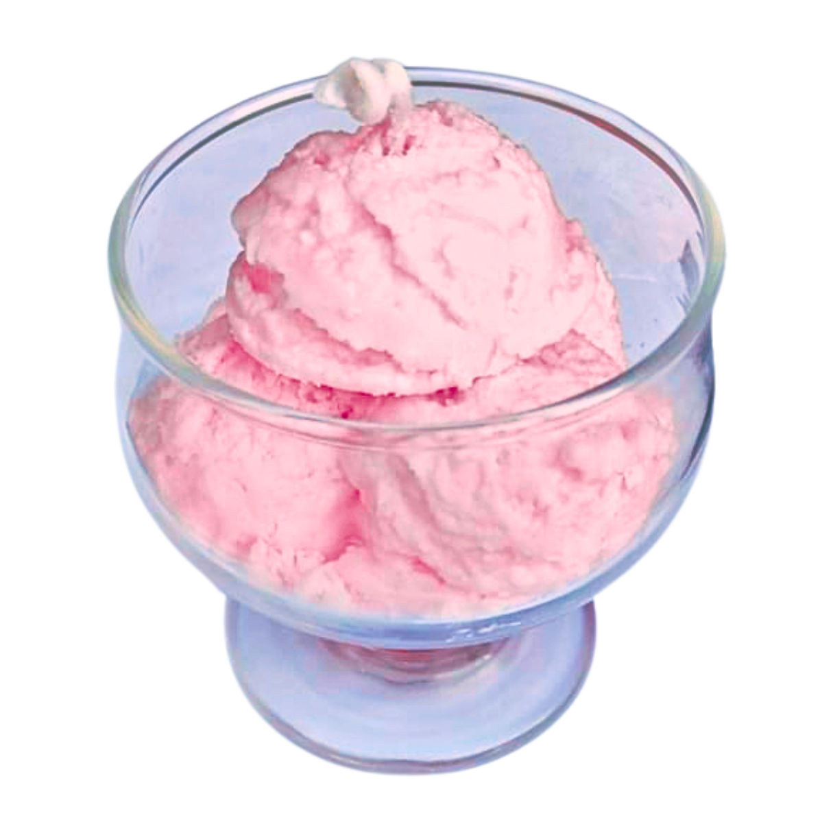 Pink Ice Cream Candle