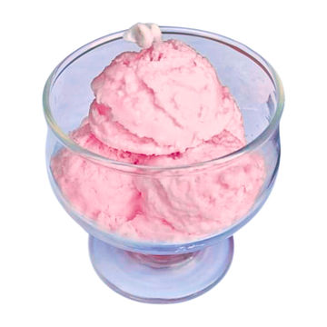 Pink Ice Cream Candle