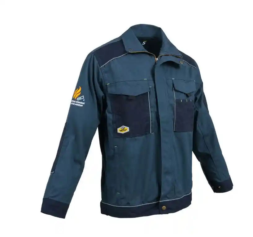 Rebel Tech Gear Acid Flame Jacket - Airforce Blue - Airforce Blue - S - 3XL