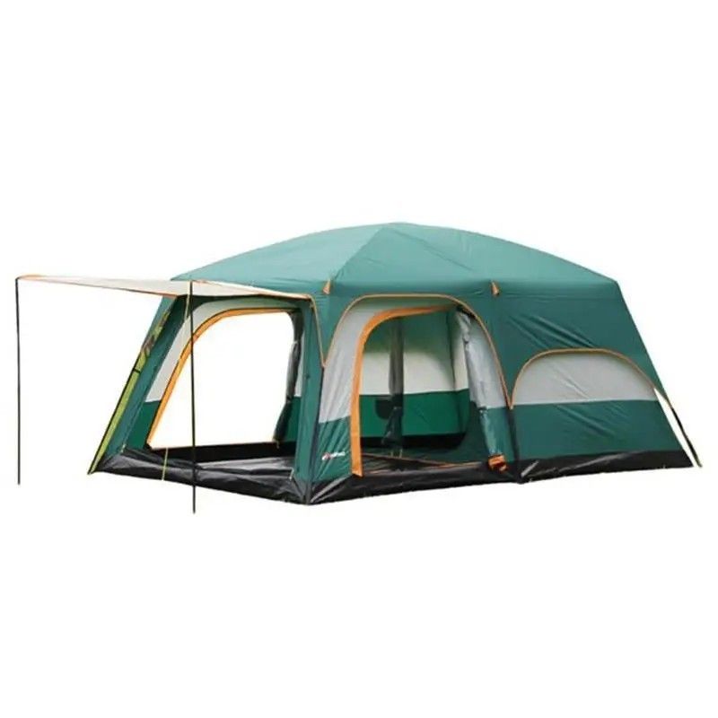 Multi-Room Family Camping Tent with Awning
