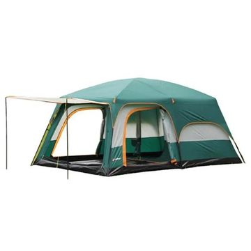 Multi-Room Family Camping Tent with Awning