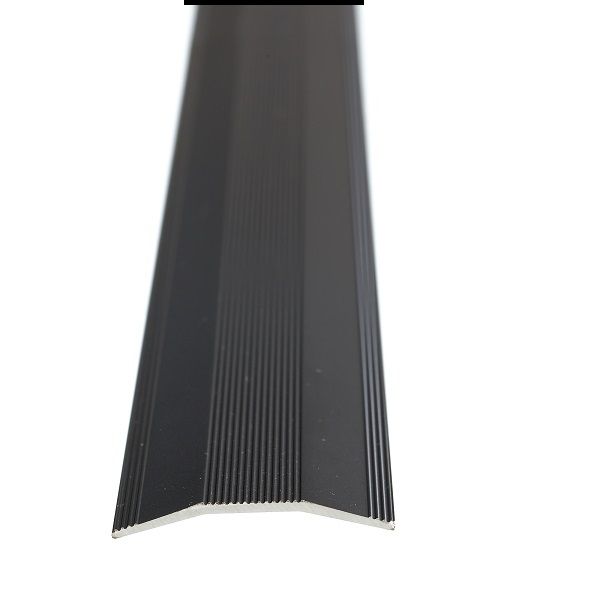 Aluminium Cover Strip Black Undrilled 2500 x 40 Aluminium Door Profile