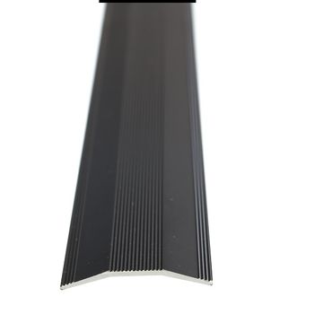 Aluminium Cover Strip Black Undrilled 2500 x 40 Aluminium Door Profile
