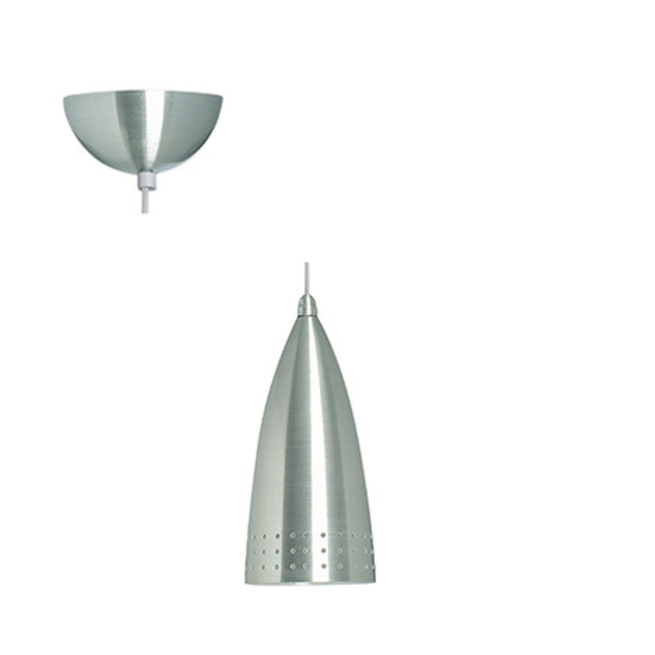 Pendant 240V - metal shade 132mm Radiant Lighting