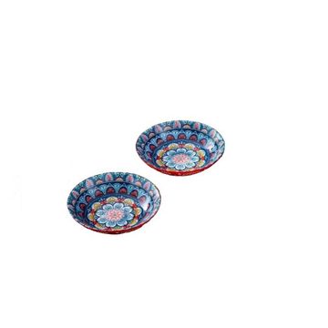 Bohemian Painted Serving Bowls 2PC