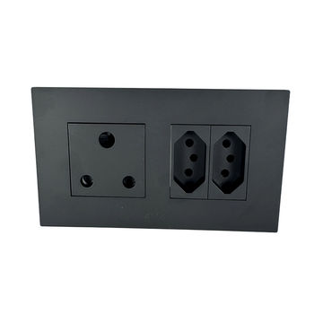 ACDC - Orion 16A Switched Socket Outlet 2x4 Slate (Pre-Assembled)