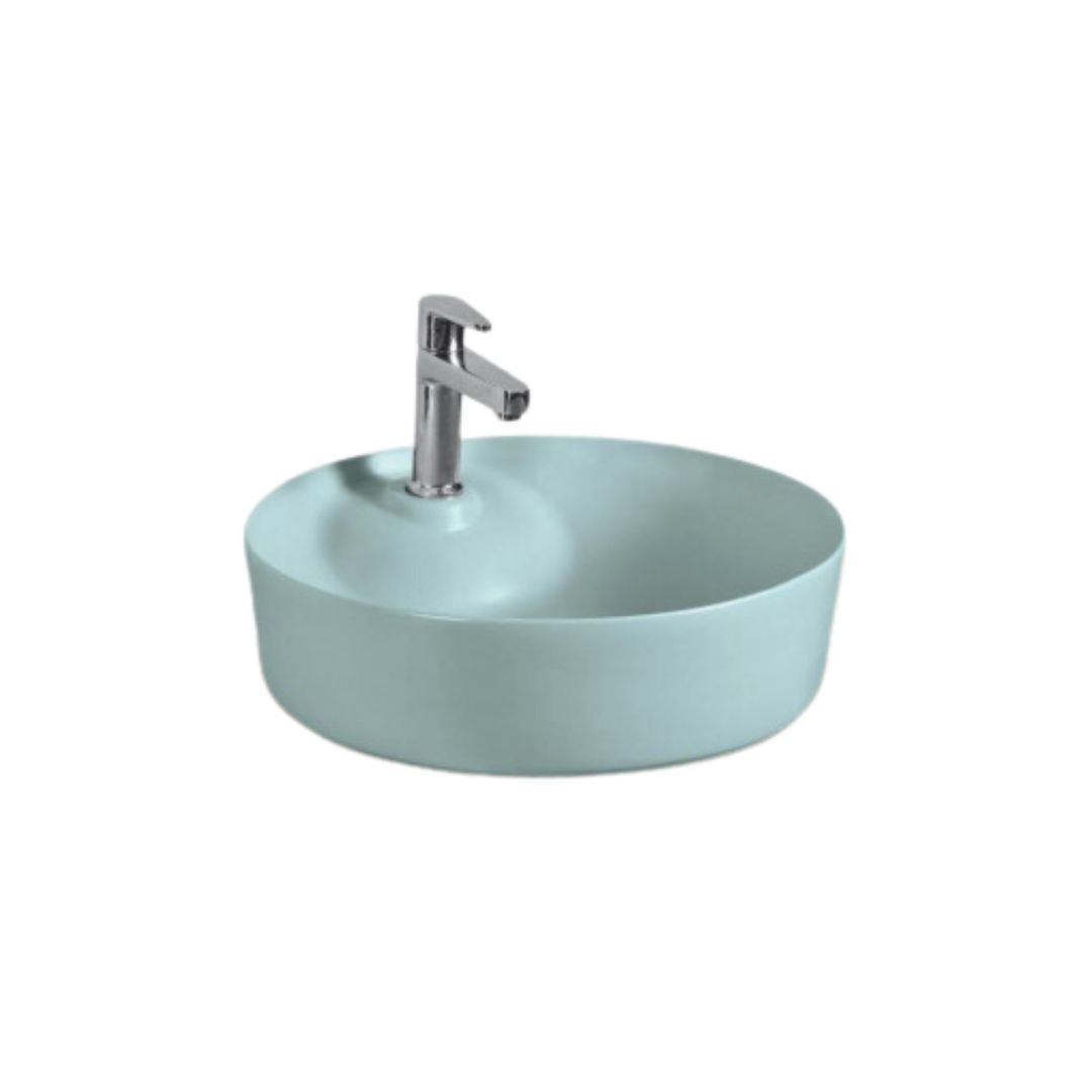 Counter top Ceramic Basin / table top Sera - Olive Matt