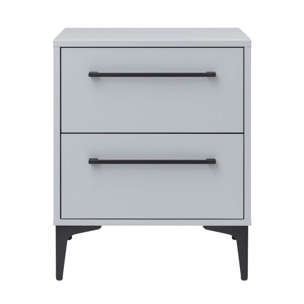 Solace 2-Drawer Nightstand & Bedside Table – 65cm High
