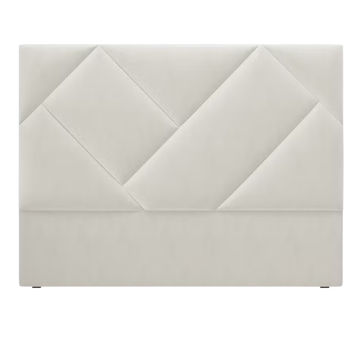 Dreamy Comfort - Mica Geo Headboard - King Cream