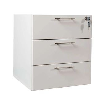 Vividitto - Millennials 3 Drawer Unit For Desks - White