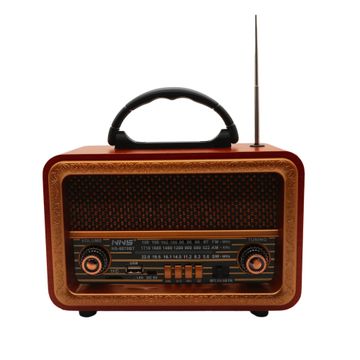 VinTage Style Rechargeable Blue Tooth, Usb, TF, 3 Band Multi Function Radio