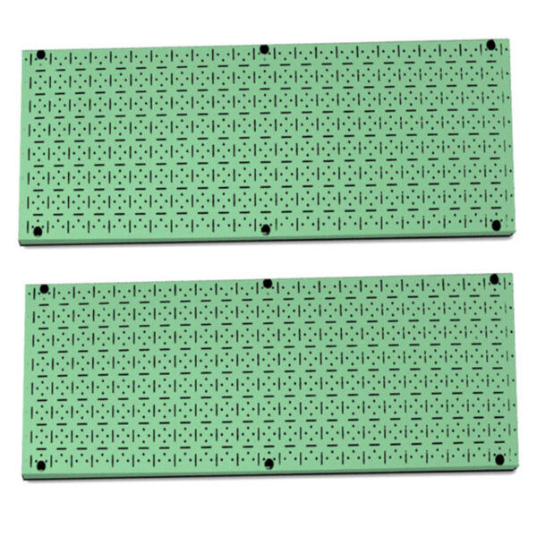 CLIP-FIT Powder Coated Steel Pegboard Pastel Green 1200mm x 500mm ( 2 Pack )